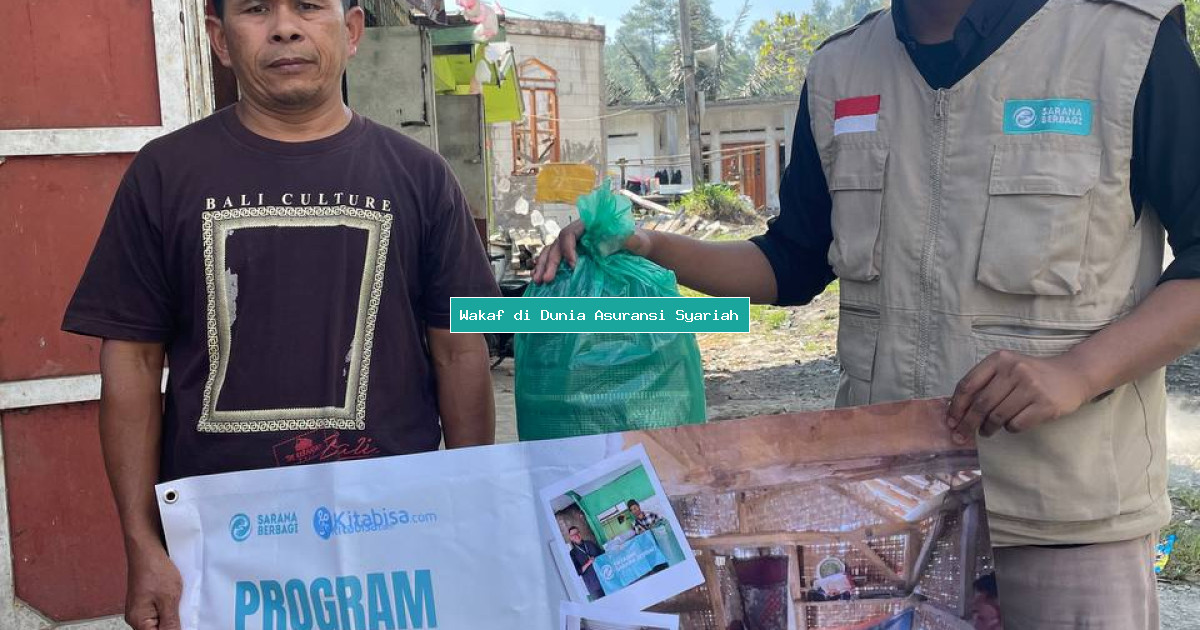 Wakaf di Dunia Asuransi Syariah